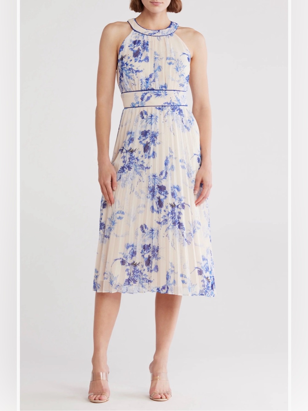 Floral Halter Neck Chiffon Dress
Calvin Klein